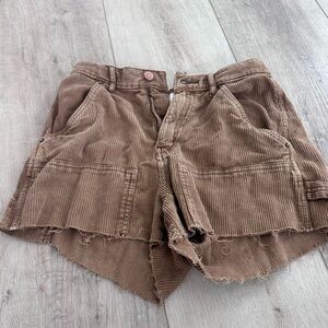 Brown Corduroy BDG Shorts 25